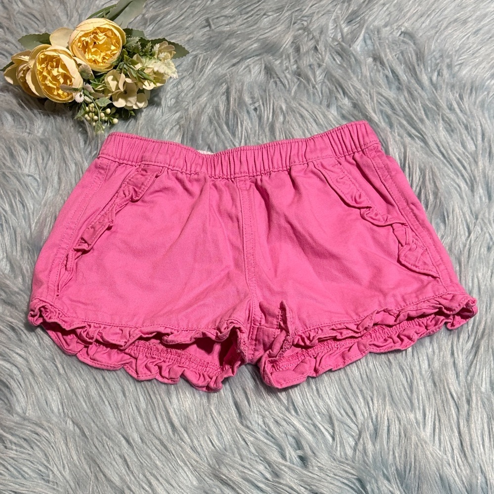 Crewcuts Pink Ruffle Shorts sz 7